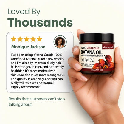 Produits Vitana™ | Huile de Batana 100 % non raffinée